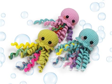 Happy jellyfish amigurumi pattern - Amigurumi Today