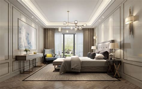 Bedroom design, New classic bedroom, Luxury bedroom design