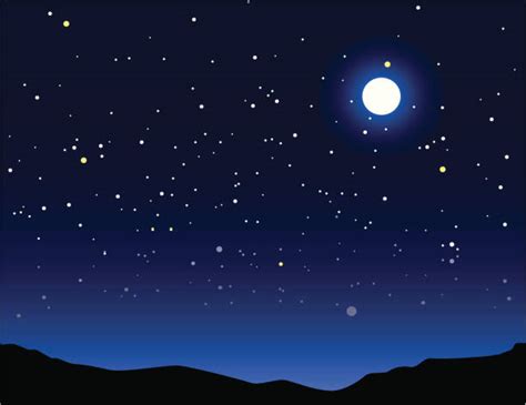 Royalty Free Night Sky Clip Art, Vector Images & Illustrations - iStock