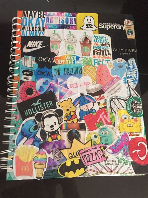 Tumblr Notebook Collage Ideas