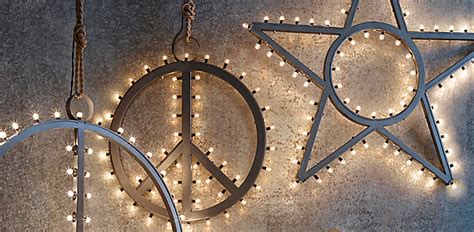 Large Lighted Outdoor Peace Sign - Outdoor Lighting Ideas