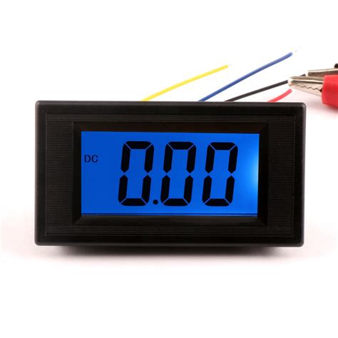 DC 0-20mA Blue Digital display LCD Panel Ammeter/ amp Ampere Meter