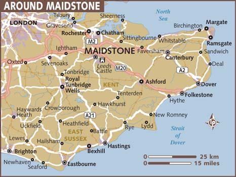 Map of Maidstone | Maidstone, England, England travel