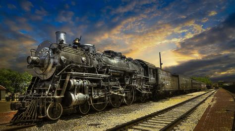 🔥 Free Download Fantastic Santa Fe Steam Train Hdr Wallpaper by ...