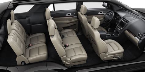 Leather seating options in the Ford Explorer