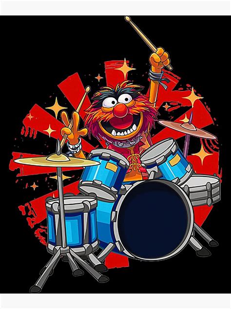 "Animal Drummer The Muppets " Poster for Sale by Ribeirovic | Redbubble