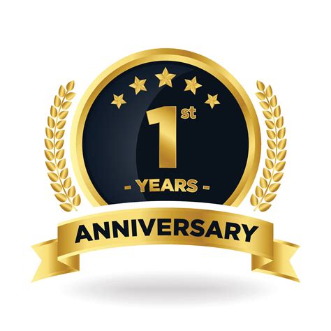 1st Anniversary Logo Vector Art, Icons, and Graphics for Free Download