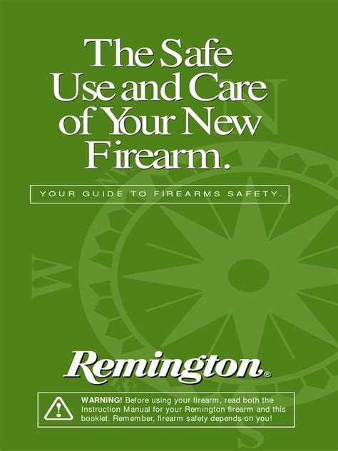 Firearms - Remington Firearms Safety Booklet | PDF | Cartridge ...