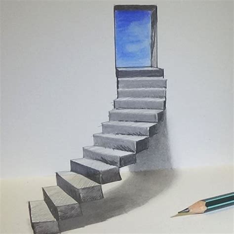 50 Beautiful 3D Drawings - Easy 3D Pencil drawings and Art works