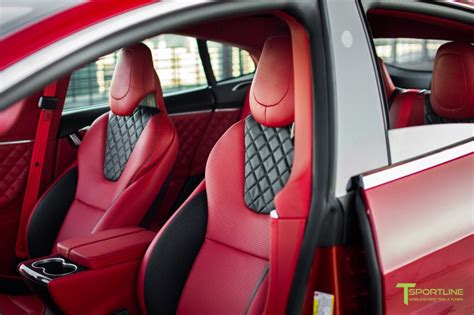 Red Multi-Coat Tesla Model S - Bentley Red Interior in 2024 | Tesla ...