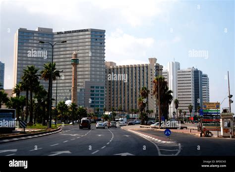 Hotels along Tel Aviv Beach front Stock Photo - Alamy