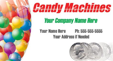 Vending Business Cards | Bulk Vending Cards | Vending Machine Cards