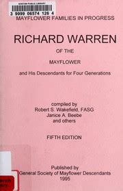 Richard Warren of the Mayflower and his descendants for four ...