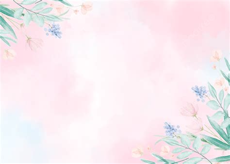 Watercolor Dizzy Floral Pink Gradient Background, Wallpaper, Watercolor ...