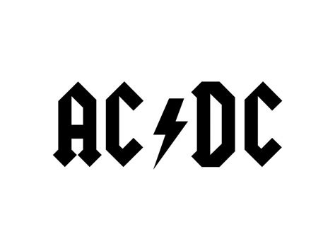 AC DC Logo PNG vector in SVG, PDF, AI, CDR format