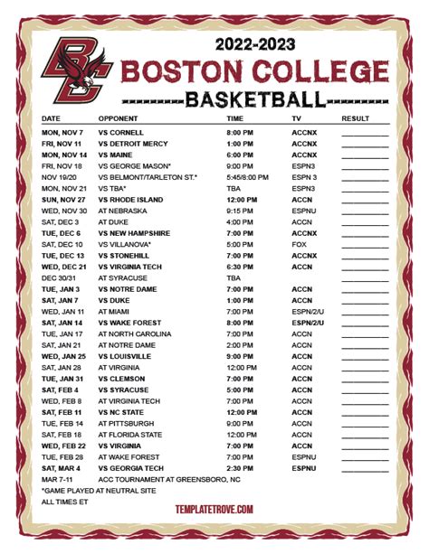 Boston College Calendar 2024 25 - Hilary Kassandra