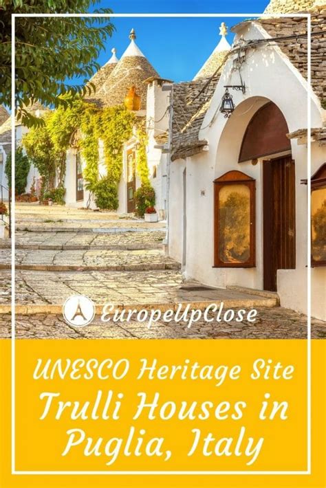 UNESCO Heritage Site: Historical Trulli of Alberobello, Italy - Europe ...