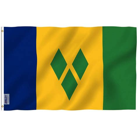 Fly Breeze 3x5 Foot Saint Vincent Flag - Anley Flags