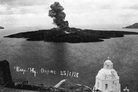 On This Day January 25, 1928: Santorini’s Restless Volcano - The Pappas ...