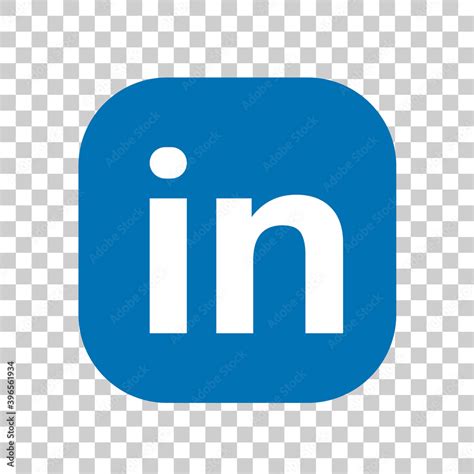 linkedin logo on a transparent background, vector editorial Stock ...