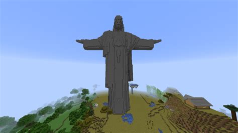 I built the statue of Jesus from Rio de Janeiro on my friend's ...