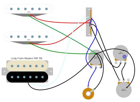 Lindy Fralin Modern PAF Wiring Diagram - Humbucker Soup