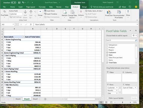 How To Create A Pivot Table Excel - PELAJARAN