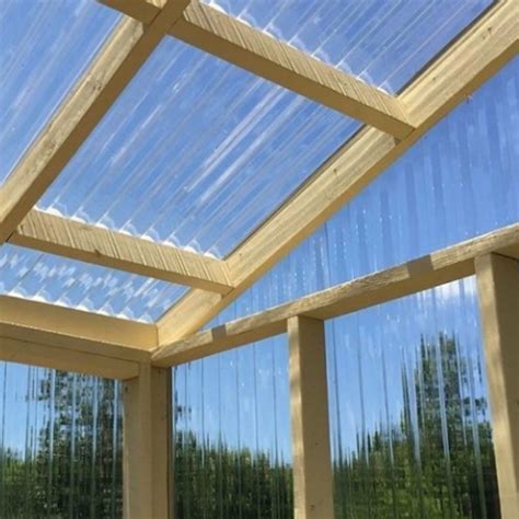 0,8mm IBR Polycarbonate Roof Sheeting - Clear - IBR World