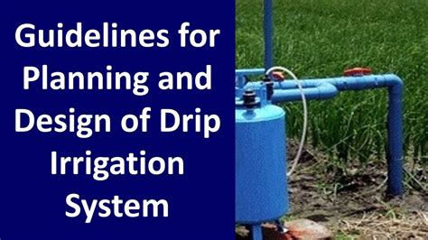 How To Design A Drip Irrigation System