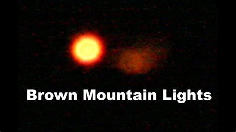 Brown Mountain Lights Phenomenon - YouTube