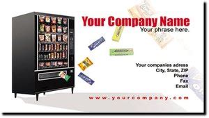 Vending Machines Business Cards | Get Vending Locations! | Business ...