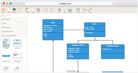 Create Class Diagrams Online with Creately ( UML )