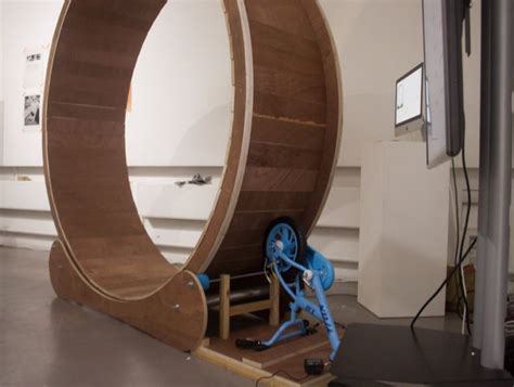 The Human-sized Hamster Wheel - Adriano Mescia | Hamster wheel, Cat ...