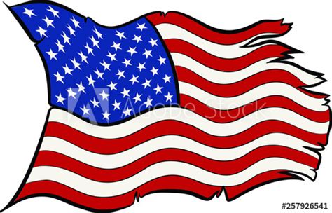 Torn American Flag Vector at Vectorified.com | Collection of Torn ...