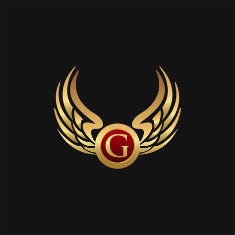 Luxury Letter G Emblem Wings logo design concept template 611448 Vector ...