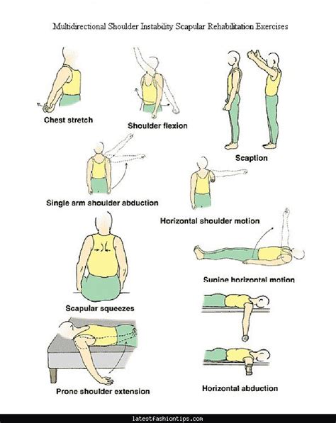 Printable Shoulder Impingement Exercises