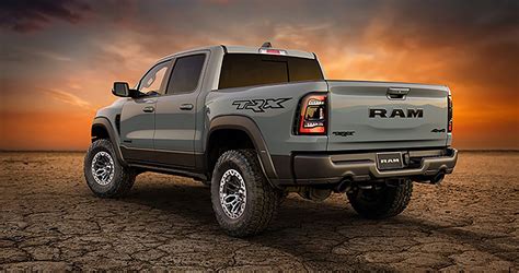 2021 Ram 1500 TRX Launch Edition rear 3/4 - The Fast Lane Truck