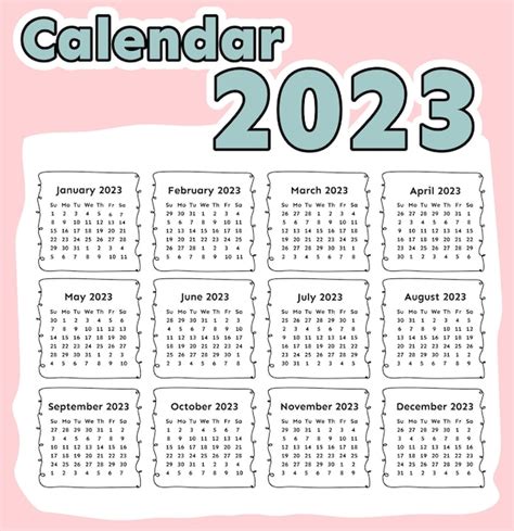 Jan 1 New Year Calendar 2023 – Get New Year 2023 Update