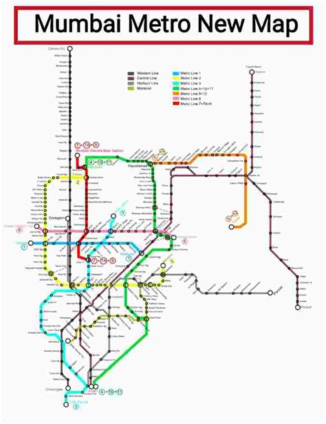 Mumbai Metro Map Mumbai Metro Rail Map – NBKomputer