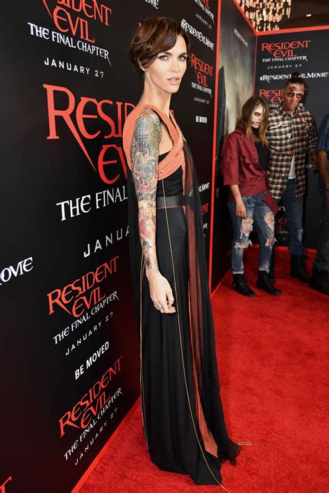 Ruby Rose: Resident Evil: The Final Chapter LA Premiere -02 | GotCeleb