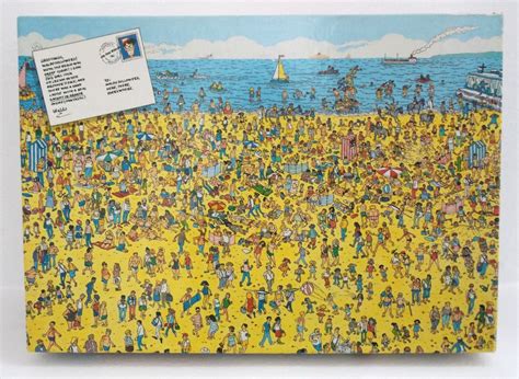 Wheres Waldo Puzzle On the Beach 100 Piece Jigsaw Puzzle