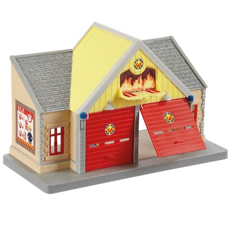 Fireman Sam Fire Station Playset & Venus | Toys & Games - B&M