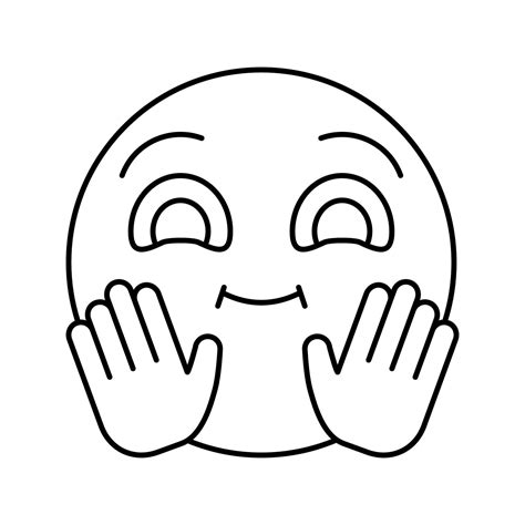 hand emoji line icon vector illustration 18999174 Vector Art at Vecteezy