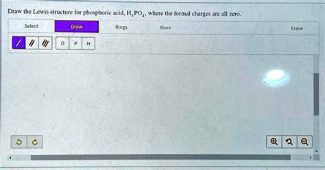 SOLVED: Draw the Lewis structure for phosphoric acid, H3PO4, where the ...