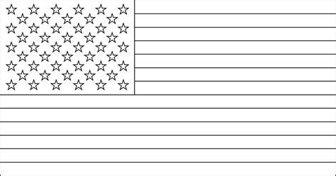 American Flag Coloring Page