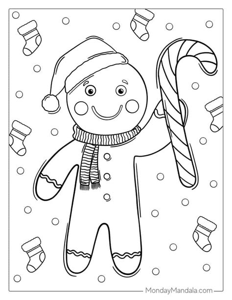 36 Gingerbread Man Coloring Pages (Free PDF Printables)