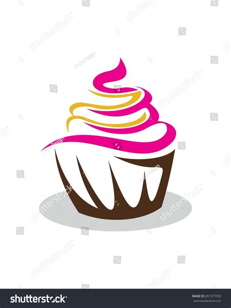 Cupcakes Logo Bakery Logo Stock Vector (Royalty Free) 657377050 ...