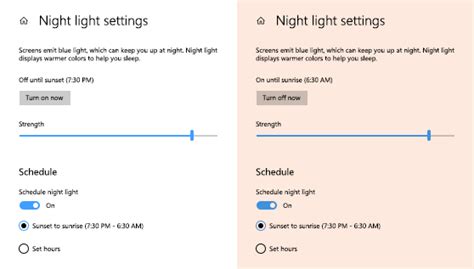 Set your display for night time in Windows - Microsoft Support