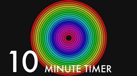 10 Minute Radial Timer - YouTube