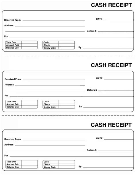 Cash Receipt ≡ Fill Out Printable PDF Forms Online